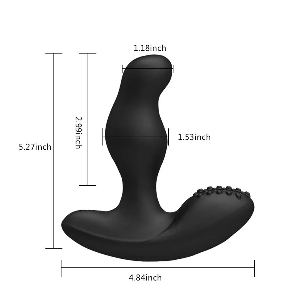 Male Prostate Massager Vibrator Wireless Remote Anal Butt Plug Stimulator Vibrtaors Sex Toys For Man Medical Silicone Waterproof