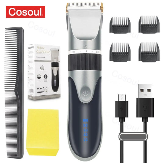 COSOUL ProClip - Cortapelos Recargable y Profesional para Toda la Familia