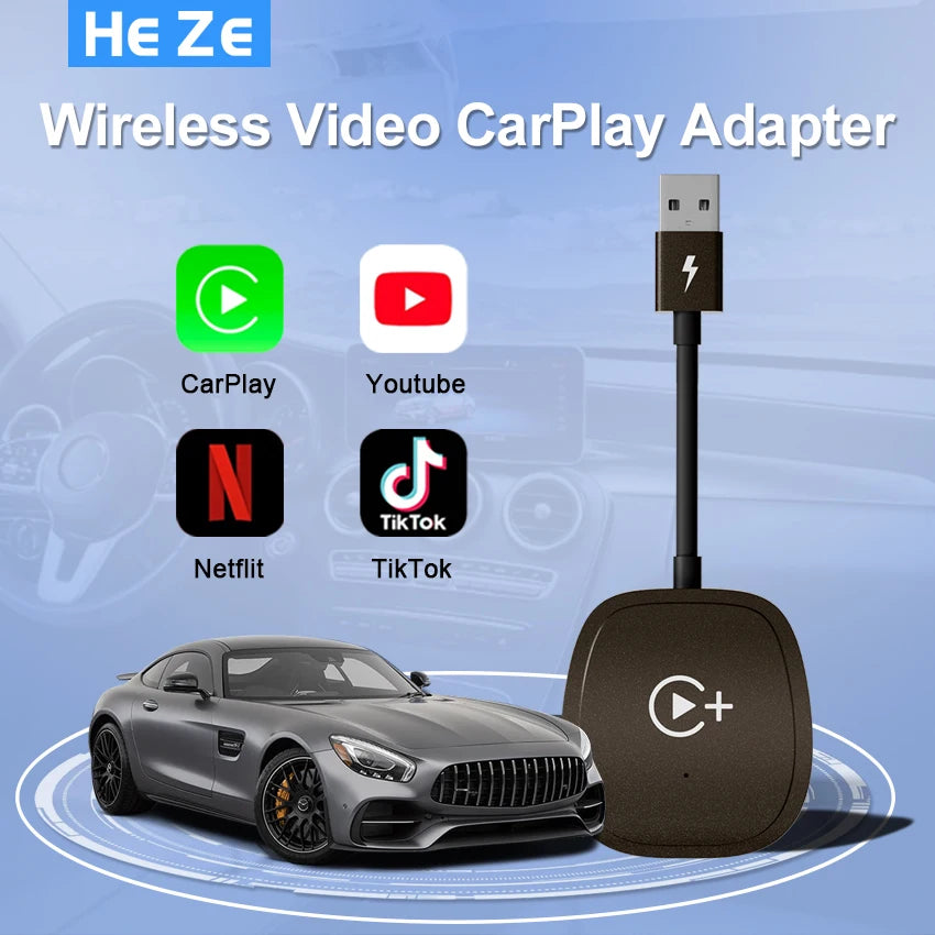 StreamDrive Wireless Video Carplay Adapter