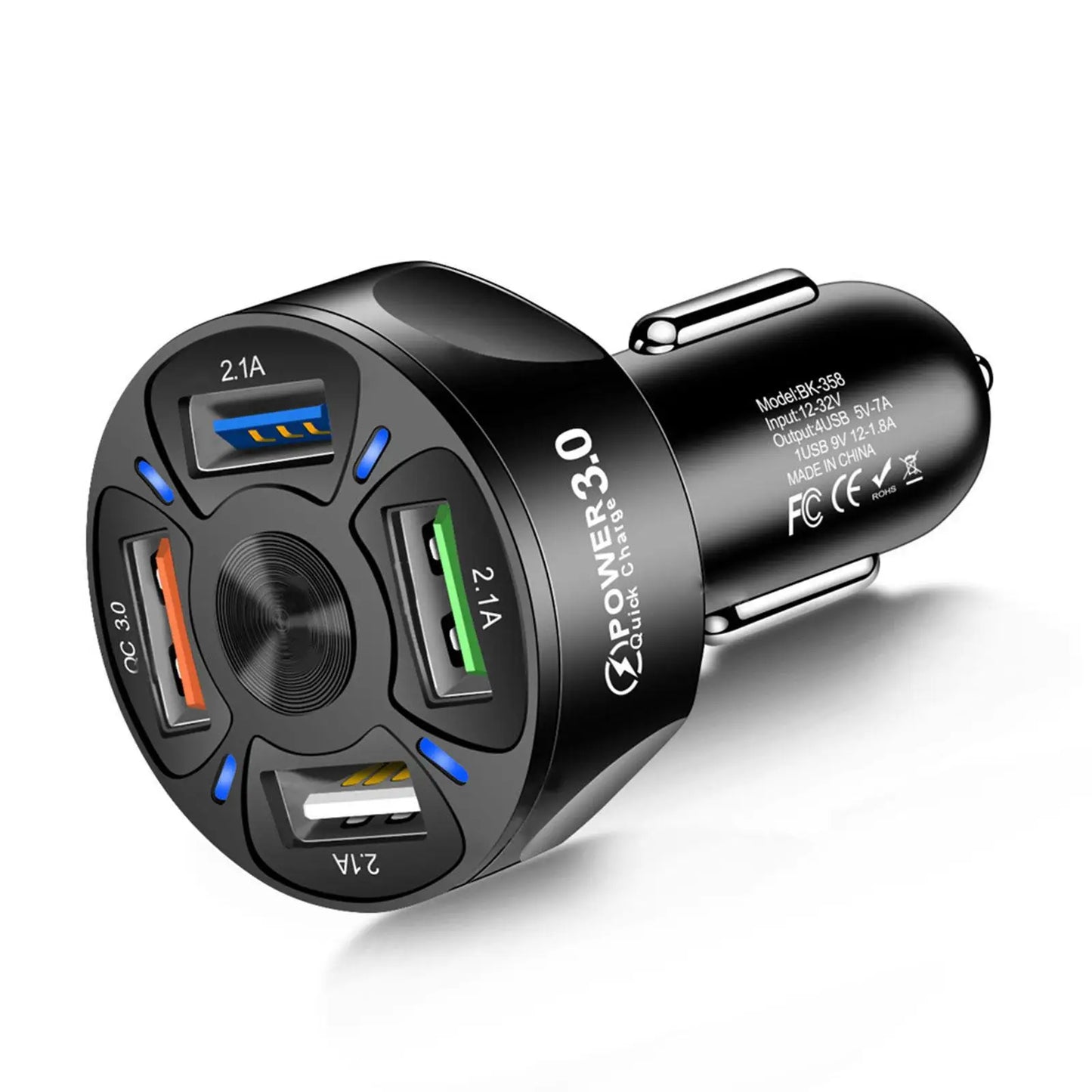 Hub Usb toma mechero coche