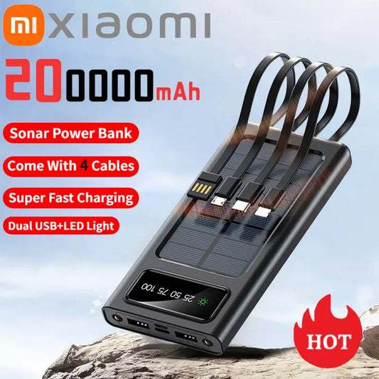 Xiaomi New Solar Power Bank 200000mA