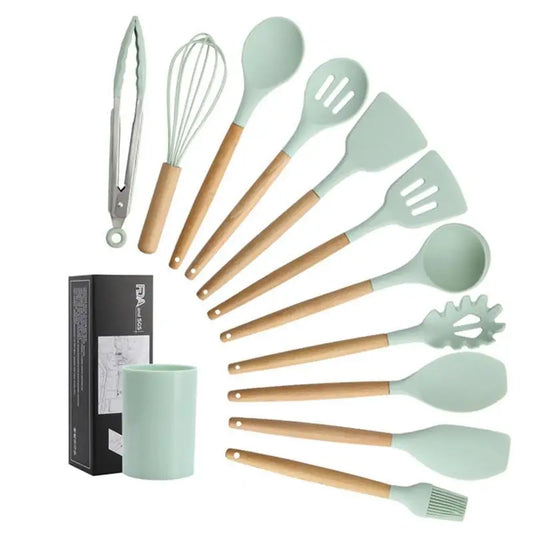 Set de Utensilios de Cocina de Silicona: Cocinar sin Complicaciones